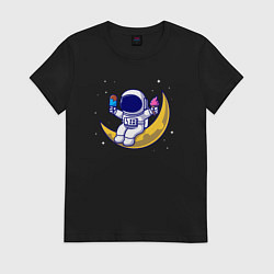 Женская футболка Космическое мороженое