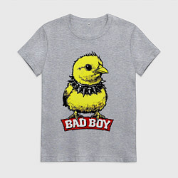 Женская футболка Bad boy chicken
