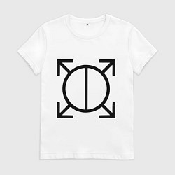 Футболка хлопковая женская Джаред Лето Татуировка, цвет: белый