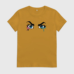 Женская футболка Глаза Харли