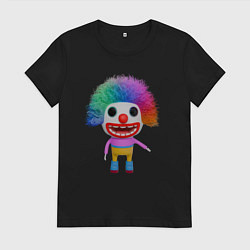 Женская футболка Cartoon clown colorful