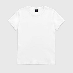 Женская футболка Skull black