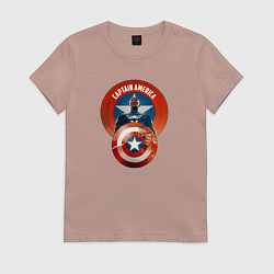 Женская футболка Captain America: Brave New World