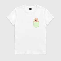 Женская футболка Han quokka in pocket