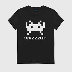 Женская футболка Space invader wazzzup