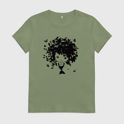 Женская футболка Милая весенняя девчонка