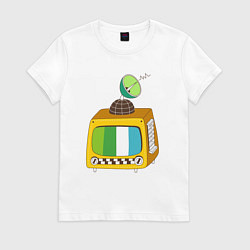 Женская футболка Спутниковое тв