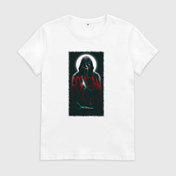 Женская футболка Крик гостфейс с луной