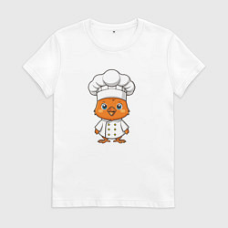 Женская футболка Цыплёнок повар