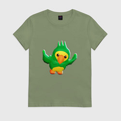 Женская футболка Попугай PK XD