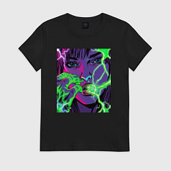 Женская футболка Кислотные руки