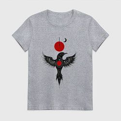 Женская футболка The night raven