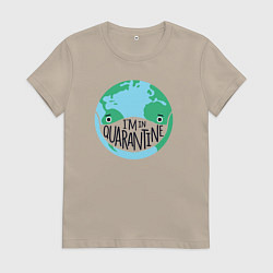 Женская футболка Я на карантине