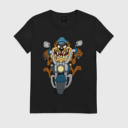 Женская футболка Biker Taz