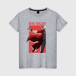 Женская футболка Anime Devil May Cry Данте