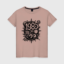 Женская футболка 1985 стимпанк
