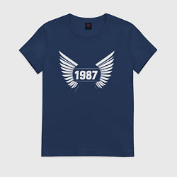 Женская футболка Белые крылья 1987