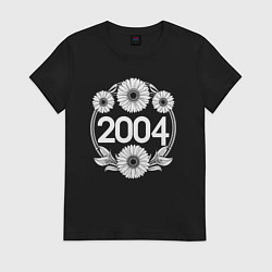 Женская футболка Герберы и круг 2004