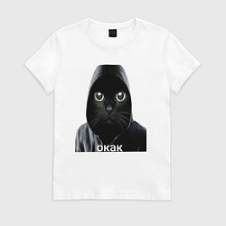 Женская футболка Окак