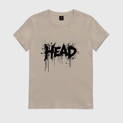 Женская футболка Руководитель в брызгах