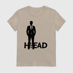 Женская футболка Руководитель в деловом костюме