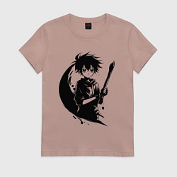 Женская футболка Художник с кистью аниме