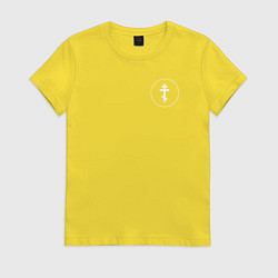 Женская футболка Если ангел твой за твоим плечом черно белый арт