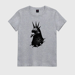 Женская футболка Панк голубь