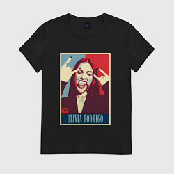 Женская футболка Olivia Rodrigo rock