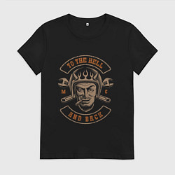 Женская футболка В ад и обратно