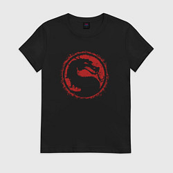 Женская футболка Red dragon kombat