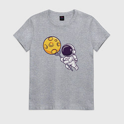 Женская футболка Поймать луну