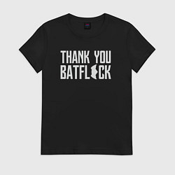 Женская футболка Thank you Batfleck