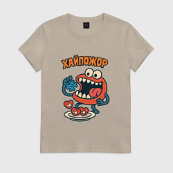 Женская футболка Хайпожор