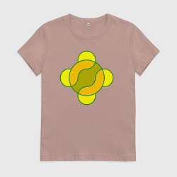 Женская футболка Графический фантастический элемент