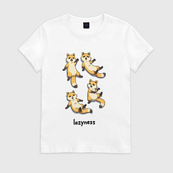 Женская футболка Ленивые еноты