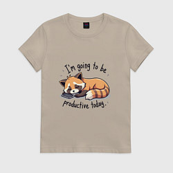 Женская футболка Очень ленивый нот