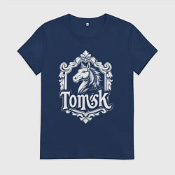 Женская футболка Томская лошадь