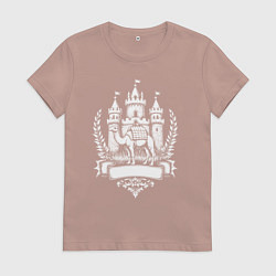 Женская футболка Замок и верблюд Челябинск