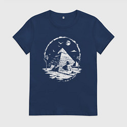 Женская футболка Лунная тайна пирамид