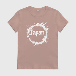 Женская футболка Японский круг
