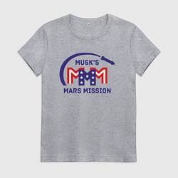 Женская футболка Миссия на Марс Маска