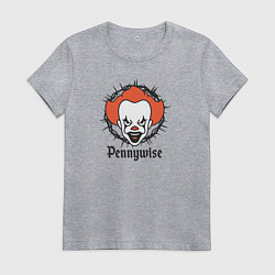 Женская футболка Злобный клоун