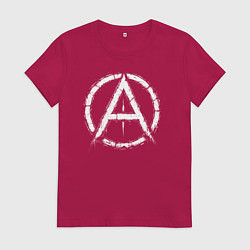 Женская футболка А граффити