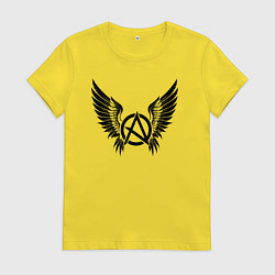 Женская футболка Крылатая буква а