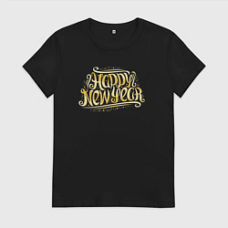 Женская футболка New year happy