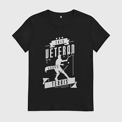 Женская футболка Ветеран тенниса