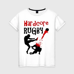 Женская футболка Hardcore Rugby