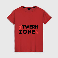 Женская футболка Twerk zone