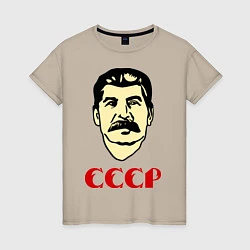 Женская футболка Сталин: СССР